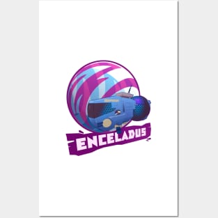 Enceladus Loaded for Space Bear! Posters and Art